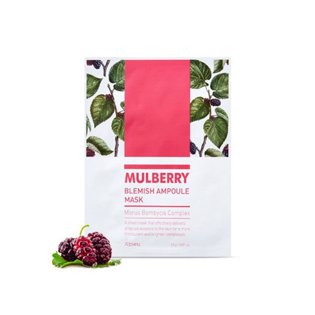 Parça maskası A'pieu Mulberry Blemish Ampoule Mask, 23 q — Mallar, Bakı