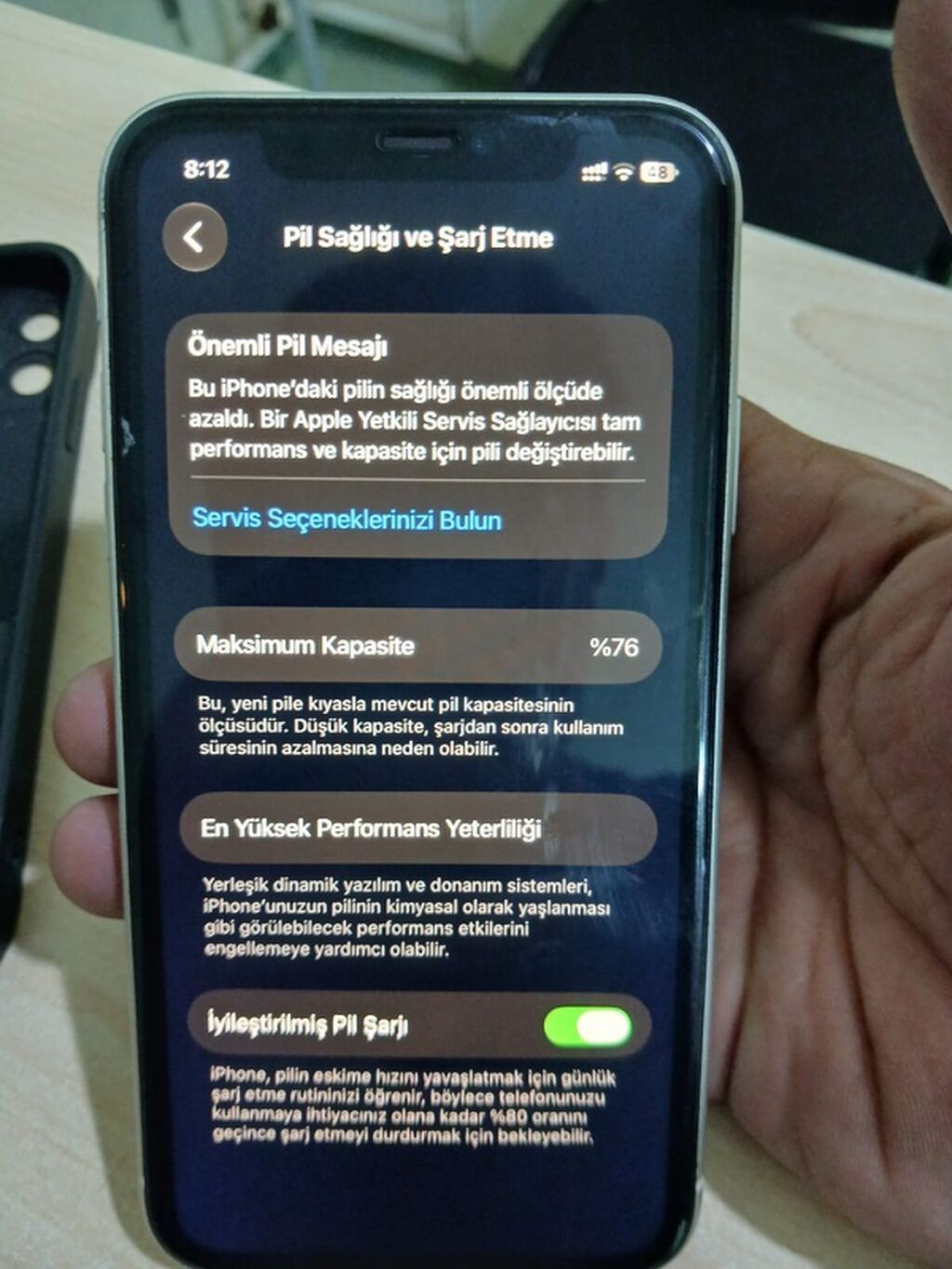 IPhone 11, Ağ, Face ID — Apple iPhone, Sumqayıt (3)