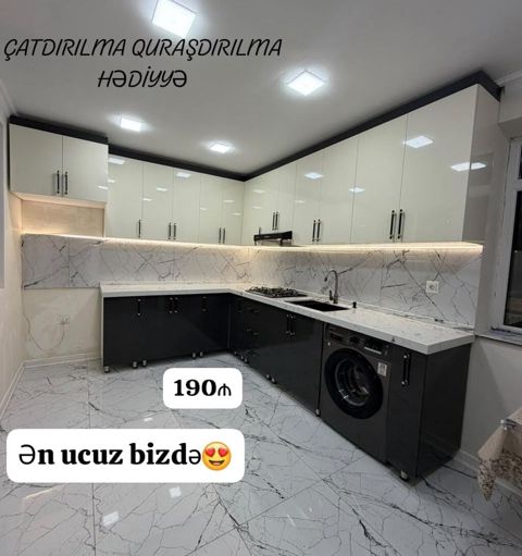 *sifarişlə mətbəx mebeli ƏN Ucuz Bizdə Sifarişlə istəsəz pm — Saray