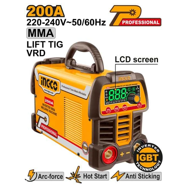 Ingco qaynaq aparatı 200A ING-MMA200691 — Bakı