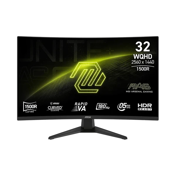 MSI MAG 321CQF E18 Curved 2K 180Hz Monitor — Bakı