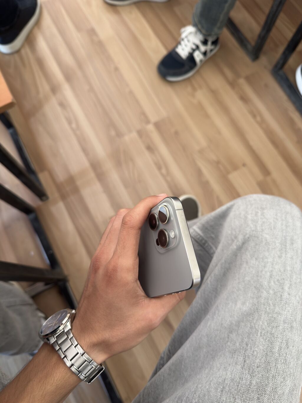 IPhone 15 Pro Max, 256 GB, Natural Titanium, Zəmanət, Simsiz şarj, Face ID — Apple iPhone, Bakı (5)