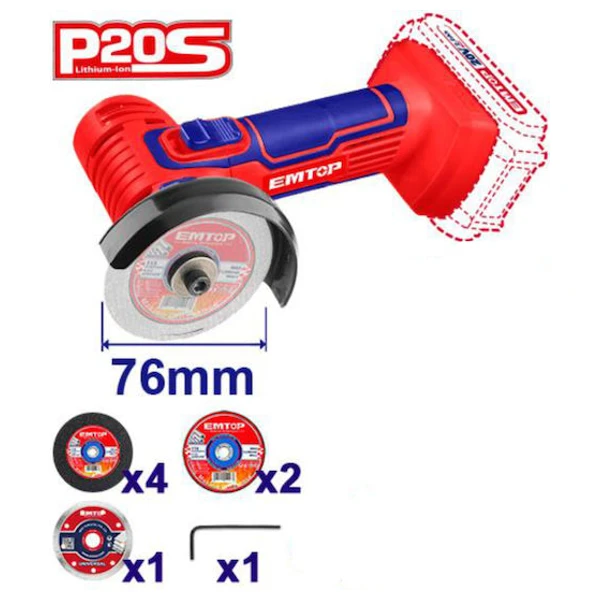 Cordless mini cut-off tool ELAG7601 — OnMaster — Təmir və tikinti