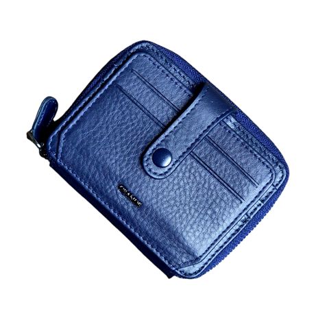 Kredit kart qabı dəri Grande 739 Göy — Bakı