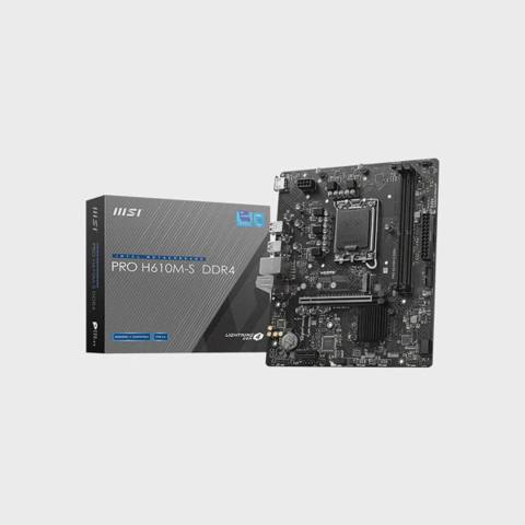 MSI PRO H610M-S DDR4 Motherboard — Check it
