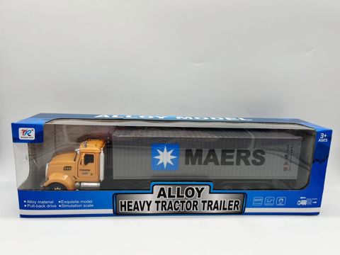 Oyuncaq Maers Alloy Heavy Tractor Trailer, plastik — Bakı