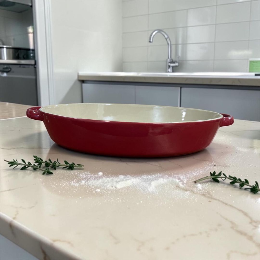 Bişirmə üçün qab Danny Home, keramika,38sm 1030-3 Oval — Mallar, Bakı (3)