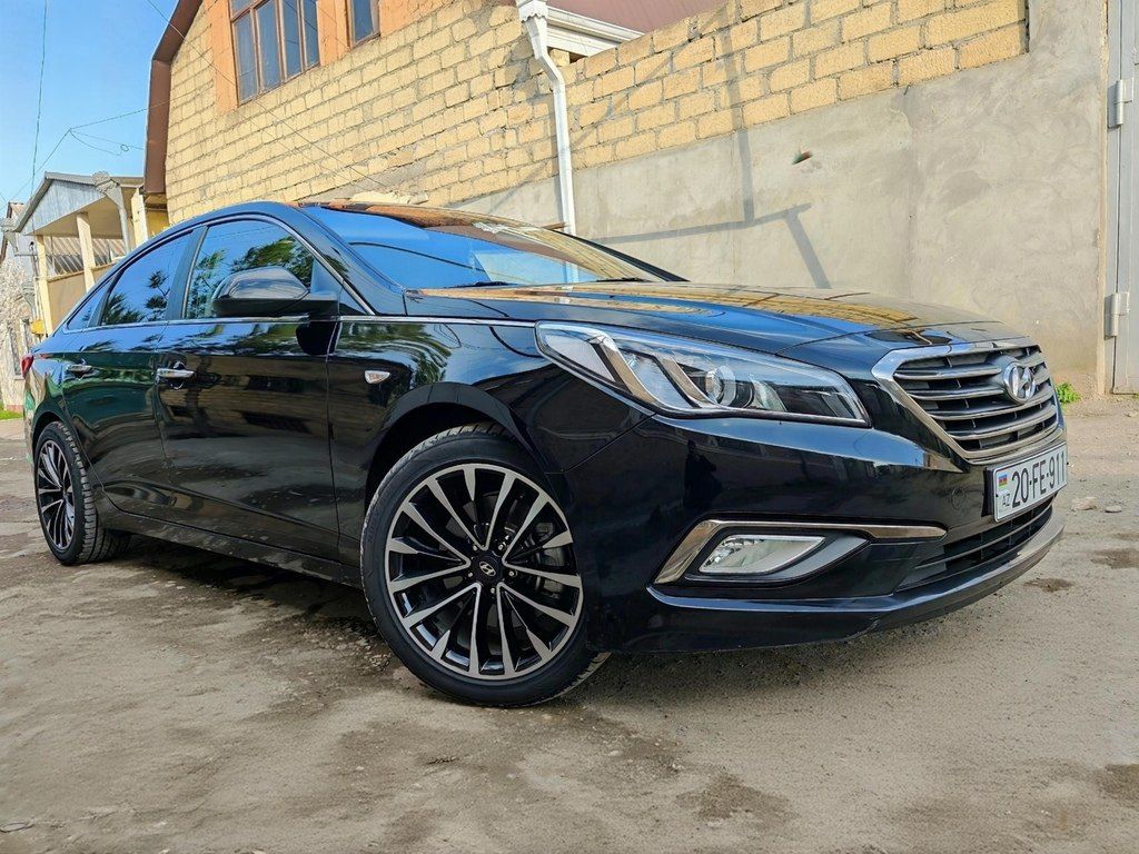 Hyundai Sonata, 2.0 L, 2015 il, 177 777 km — Avtomobillər, Gəncə (7)