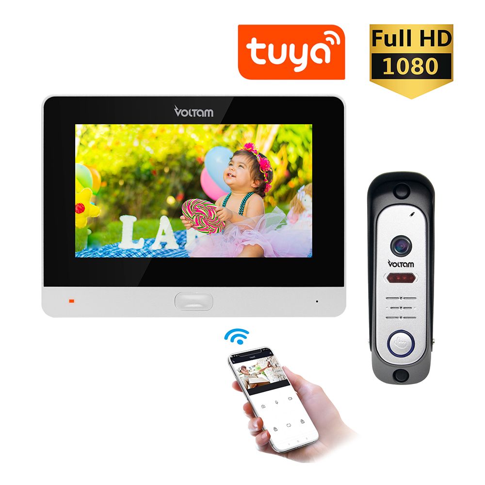 Voltam VD-10 7 FHD IPS IP Video Domofon — Mallar, Bakı (3)