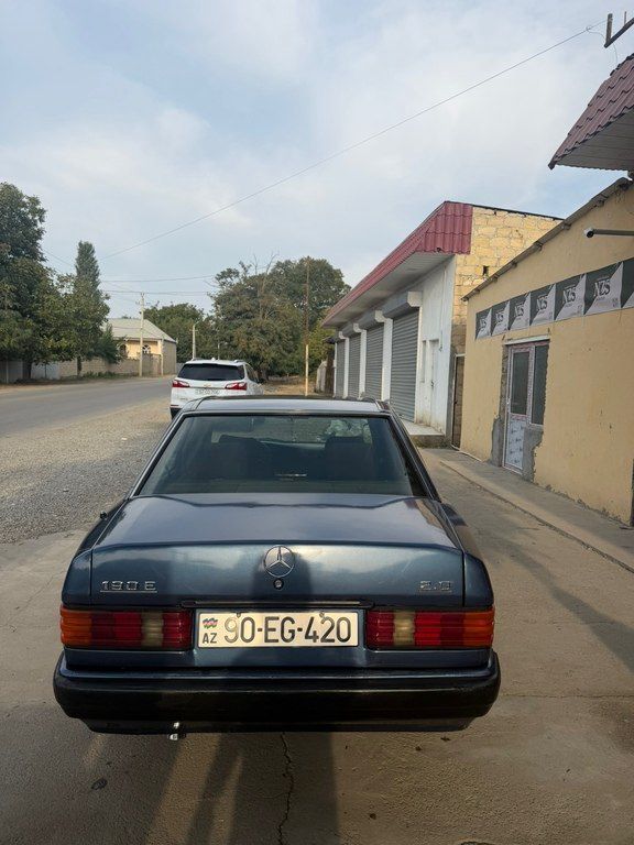 Mercedes 190, 2.0 L, 1992 il, 154 478 km 90-EG-420 — Avtomobillər, Şəmkir (2)