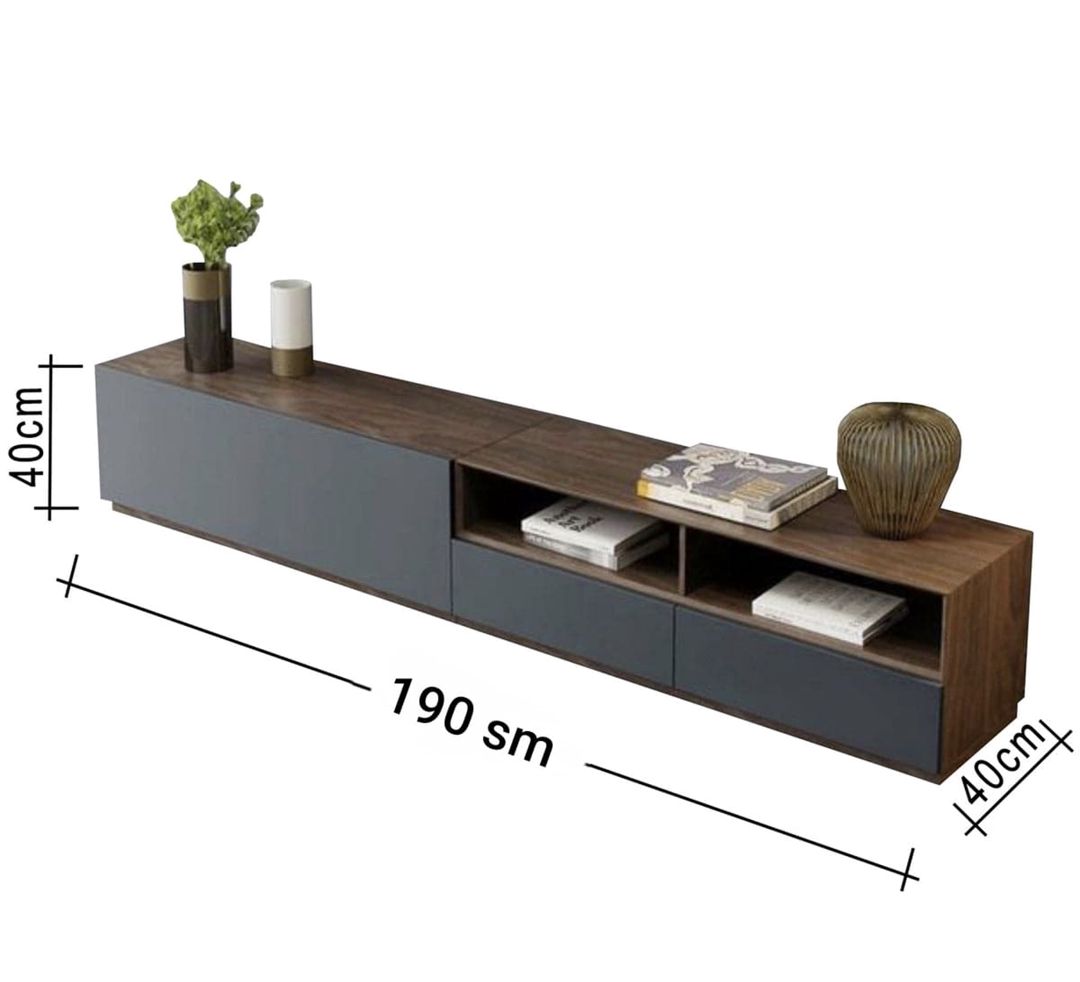 Tumba Ev Plus ev_12116016, Ldsp, antrasit, qəhvəyi, 190x40x40 sm — Mallar, Bakı (2)