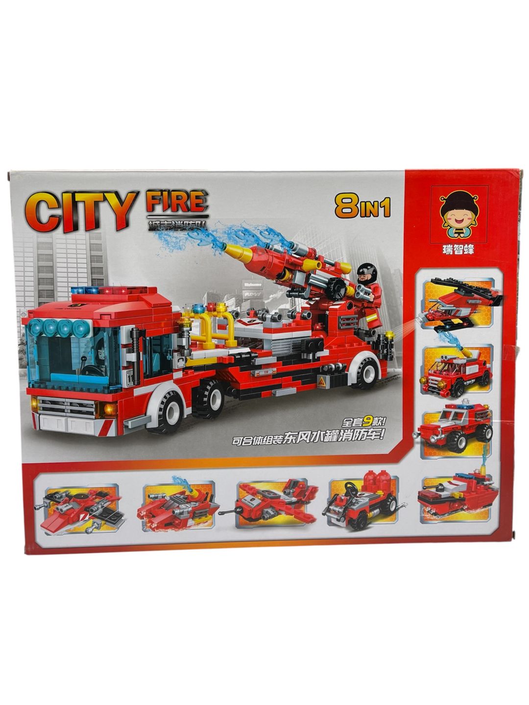 Konstruktor City Fire, plastik, 710 element, 6 yaş — Mallar, Bakı (2)