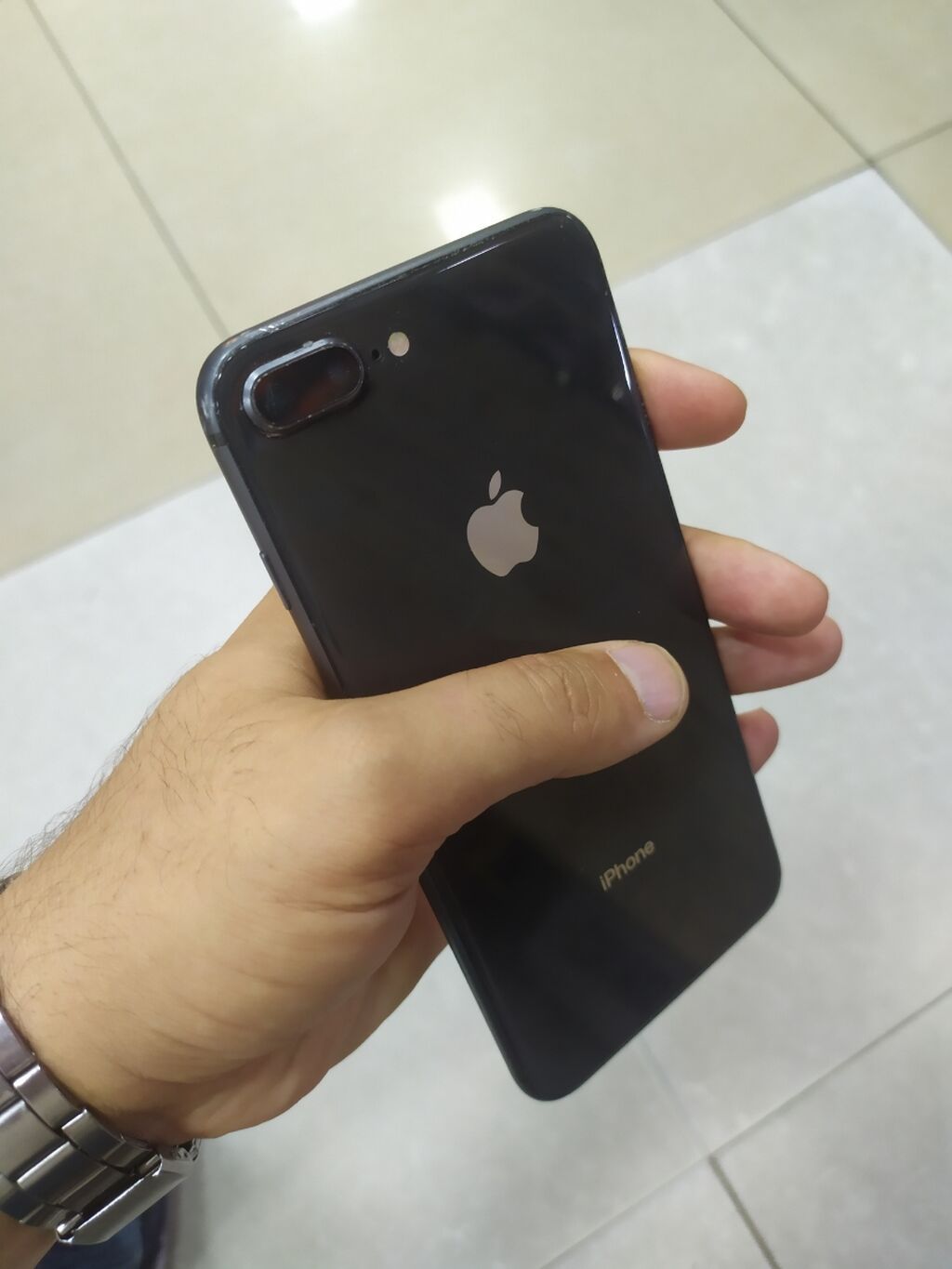 IPhone 8 Plus, 64 GB, Qara, Barmaq izi — Apple iPhone, Masazır (7)
