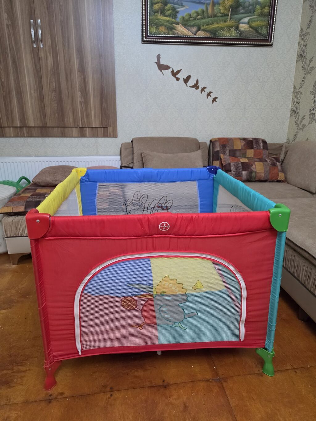 Uşaq üçün yemək stulu və oyun maneyi (playpen) dəsti Yemək stulu — Qidalandırma stulları, Bakı (3)