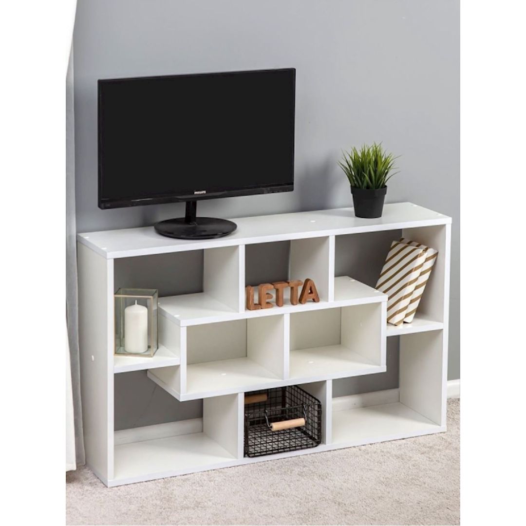 Stellaj, Ldsp, 97.5х59х22 sm, rəflərlə, ağ — Mallar, Bakı (3)