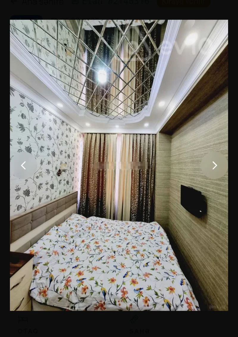 2 otaqlı mənzil, 55 m², Hüseyn Seyidzadə küçəsi — kirayə — Mənzil, Bakı (2)