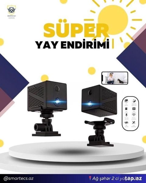 Mini 4G kamera 4G Mini batereya kamera Ev,ofis,obyekt, və s. 3Mp — Bakı