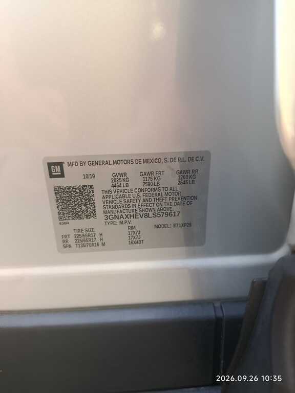 Chevrolet Equinox, 1.5 L, 2019 il, 160 000 km 88-BV-504 — Avtomobillər, Bakı (11)