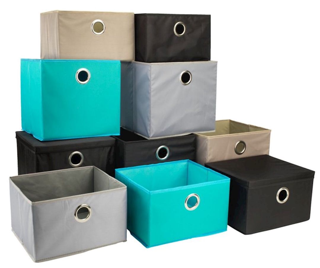 Saxlama üçün səbət Jysk Frans 32x27x20 sm, qara — Mallar, Bakı (2)