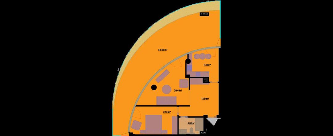 Satılır 2 otaqlı yeni tikili 143.3 m² — Mənzil, Bakı (6)