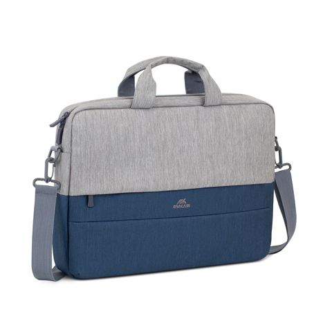Noutbuk çantası 15.6 Rivacase 7532 Grey/Dark Blue — Bakı