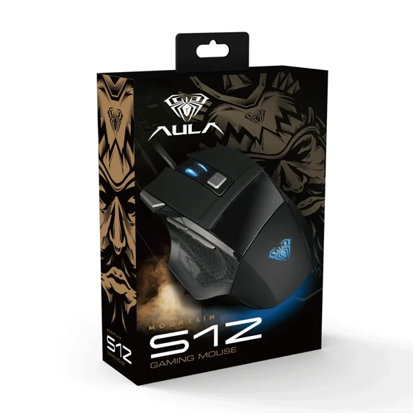 Aula S12 Wired Gaming Mouse — Mallar, Bakı