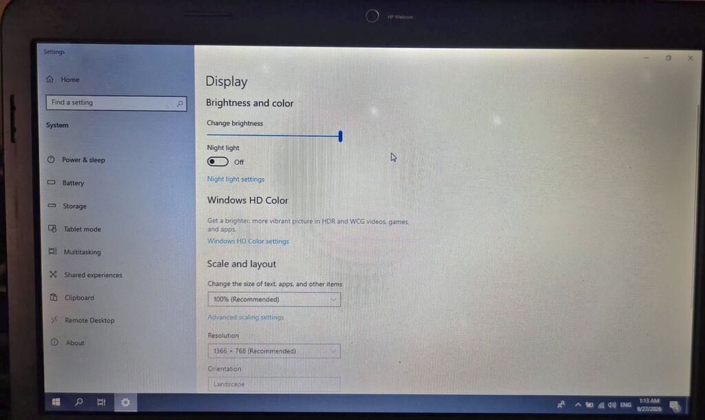 HP Pavilion g4 noutbuk Noutbuk şəkildə göründüyü vəziyyətdədir — HP, Bakı (5)