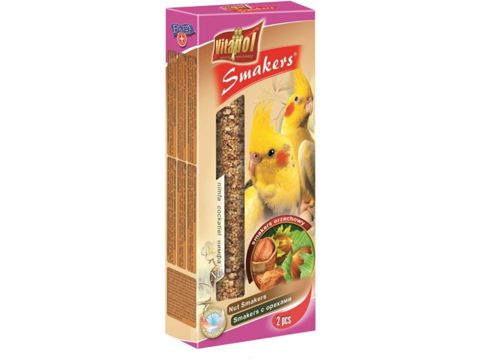 Quşlar üçün yem Vitapol Smakers,korella üçün,qozlu,90 q,2 ədəd — Bakı
