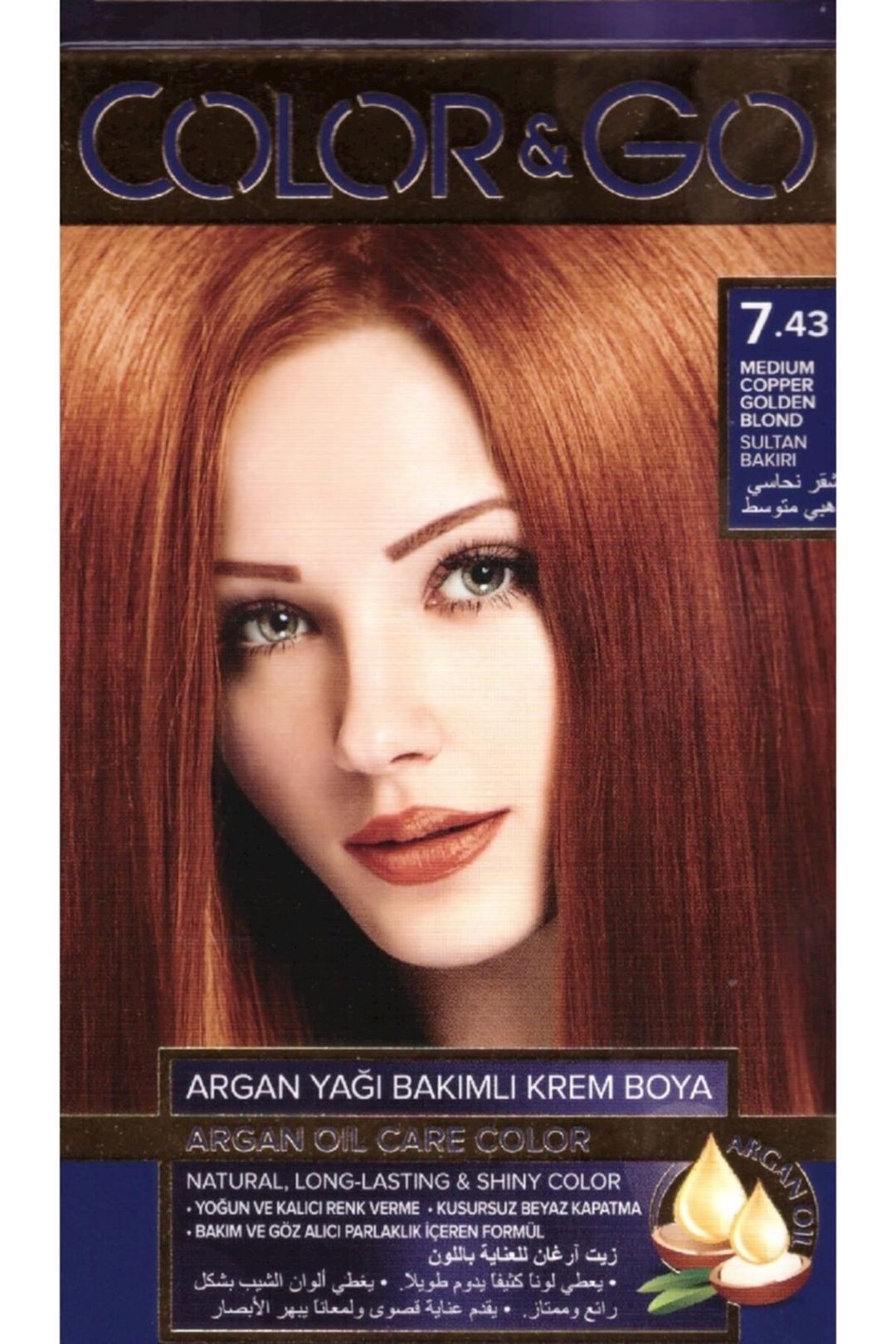 Krem-boya Color&Go 7.43 — Mallar, Bakı