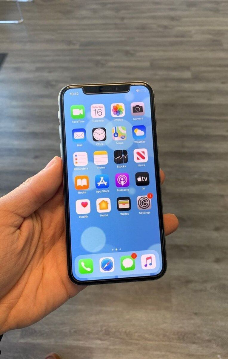 Apple iPhone X Silver 128GB/3GB — Smartfonlar, Bakı (2)