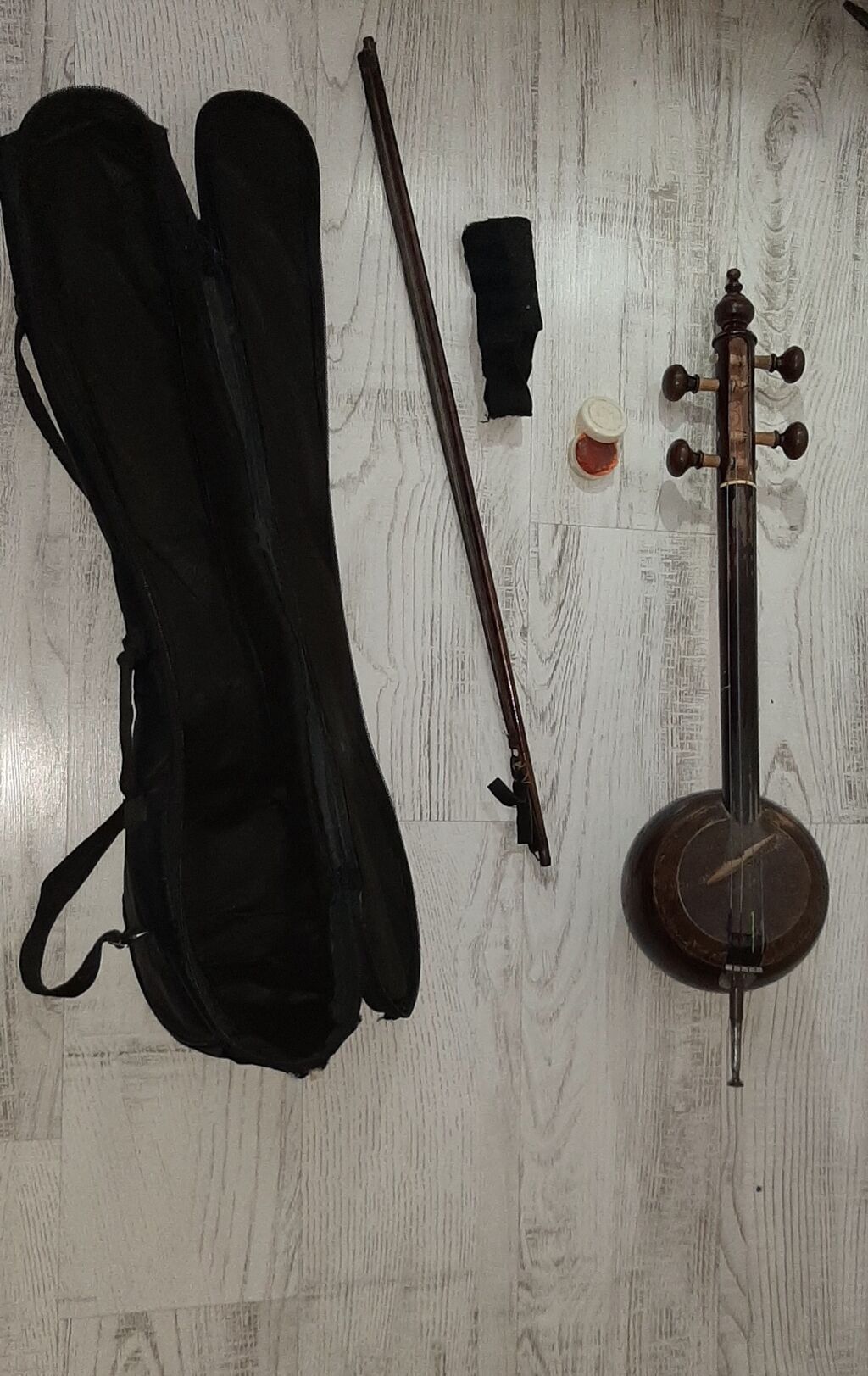 Kamança dəsti - Milli simli yaylı musiqi aləti – kamança - Korpus — Skripkalar və digər keməçli alətlər, Bakı (3)