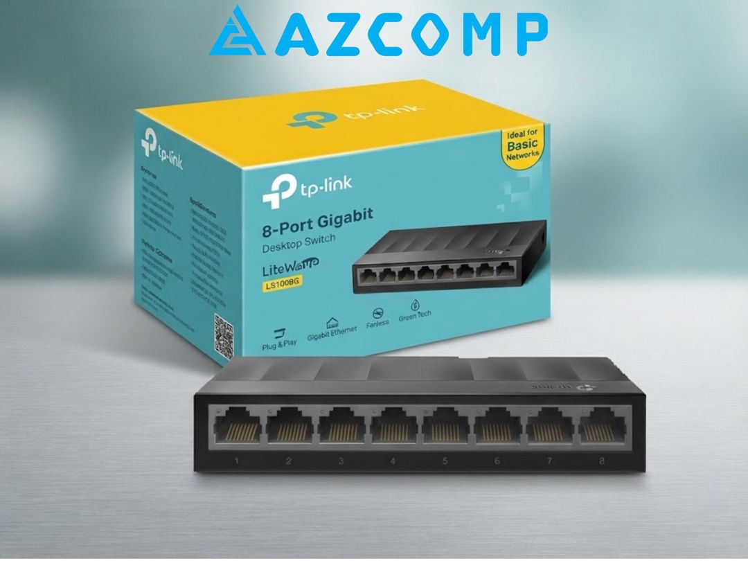 TP-Link LS1008G gigabit sswitch — Şəbəkə və server avadanlığı, Bakı