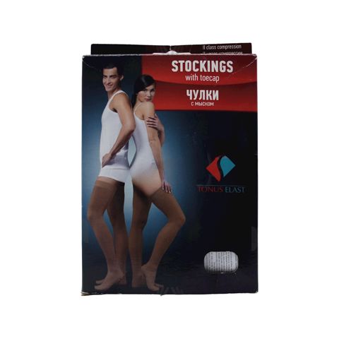 Kompressiya corabları Tonus Elast Lux 0402, 120 den, 23-32 mm, N4, karamel — Bakı