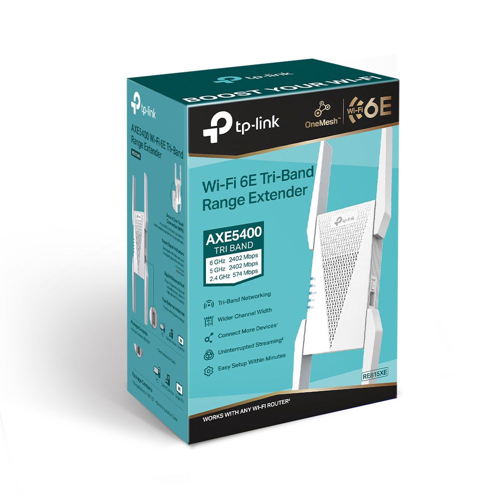 AXE5400 Mesh Wi-Fi 6E Siqnal gücləndirici TP-Link RE815XE — Mallar, Bakı (3)