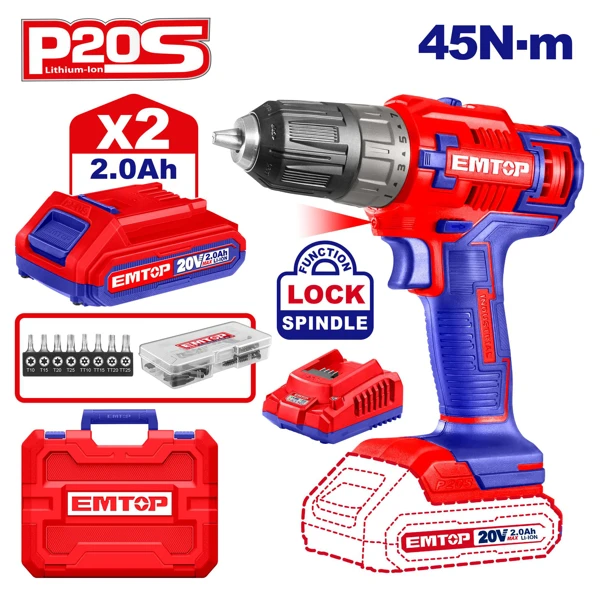 Cordless drill ECDL200528 — OnMaster — Təmir və tikinti