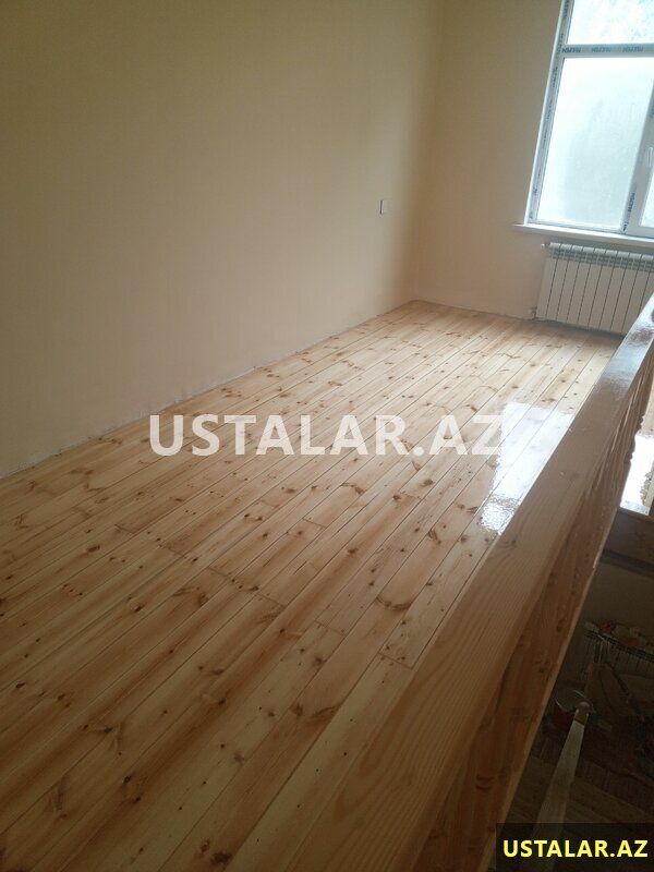 Pol parket laklanmasi 30 il təcrübə — Döşəmə və tavan işləri, Bakı (2)