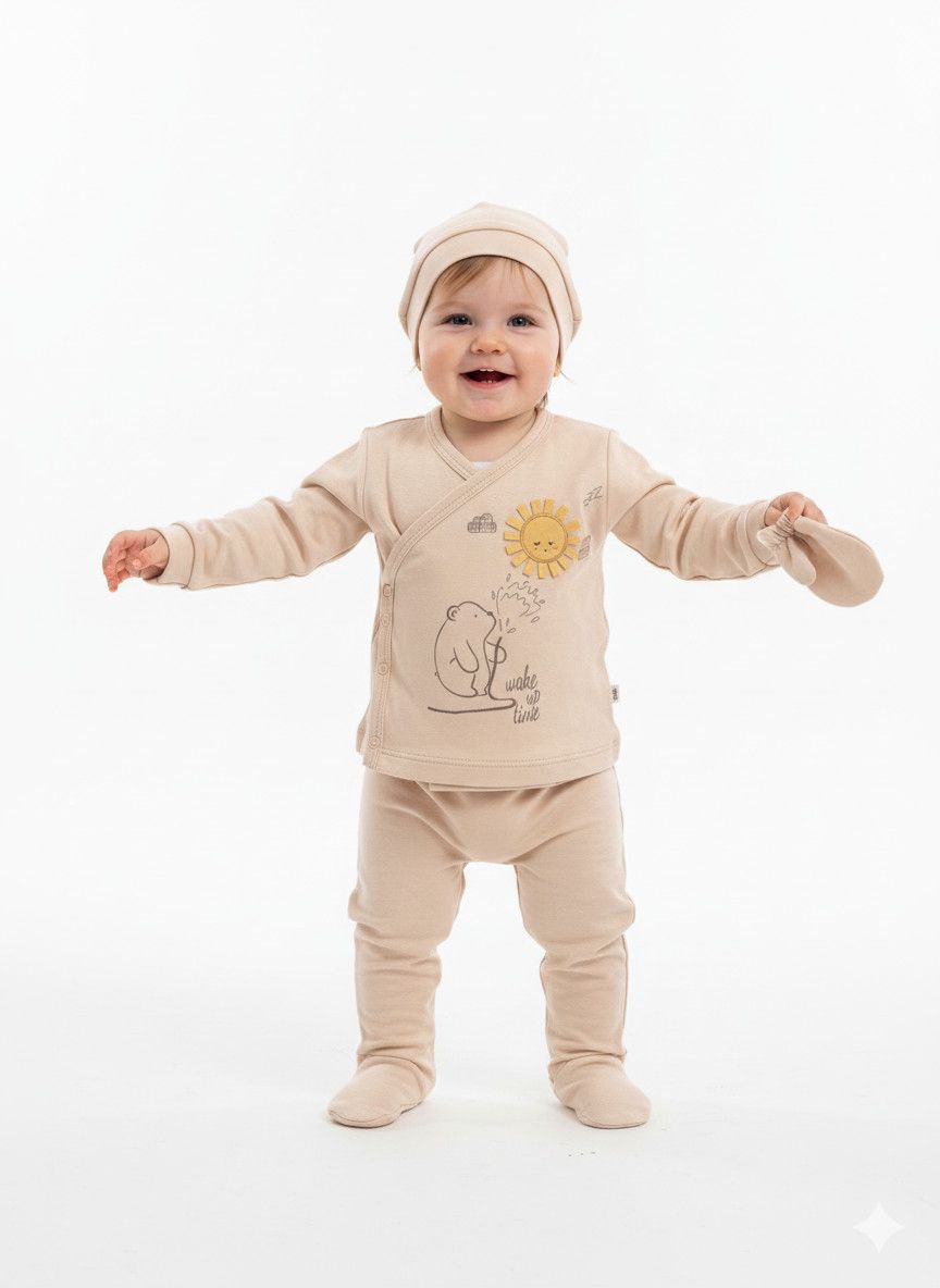 Yenidoğulmuş üçün dəst 39466711, bej, 0-2 ay, 4 əd — Mallar, Bakı
