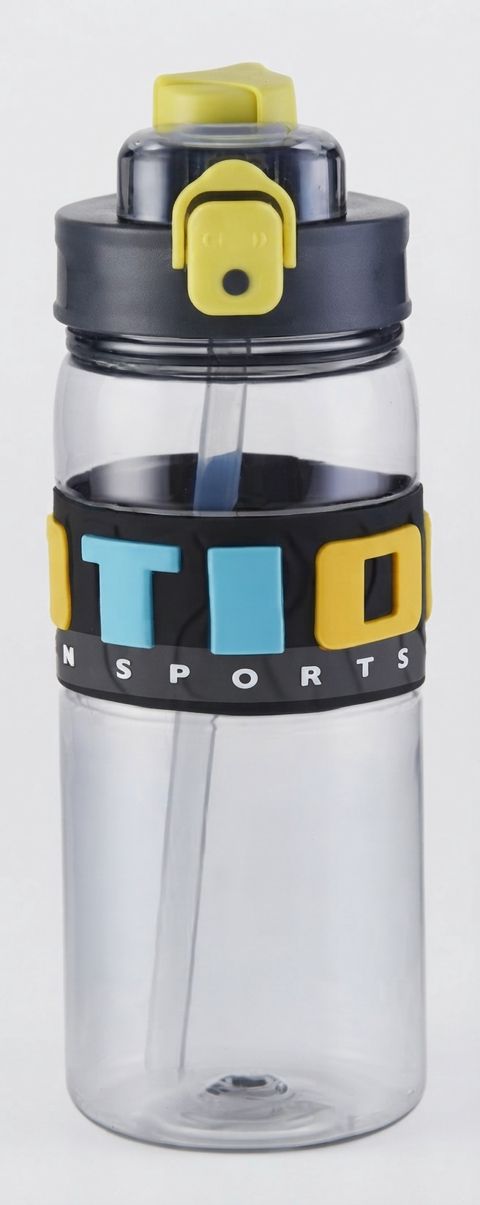 İdman su qabı EP01, plastik, 1250 ml, şəffaf — Bakı