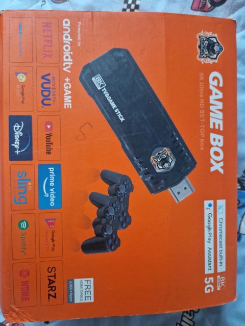 Game BOX – 8K TV & Game Stick Xüsusiyyətlər: - Android TV + Game — Digah