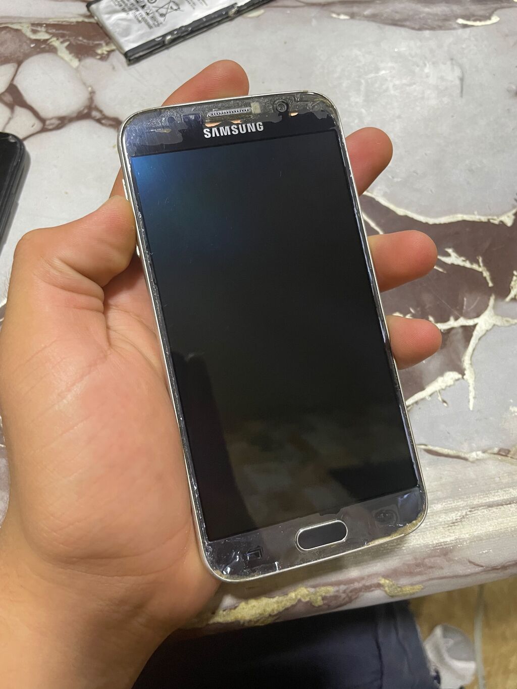 Samsung Galaxy S6, 32 GB, rəng - Qara, Sensor, Barmaq izi, Simsiz şarj — Samsung, Bakı (2)