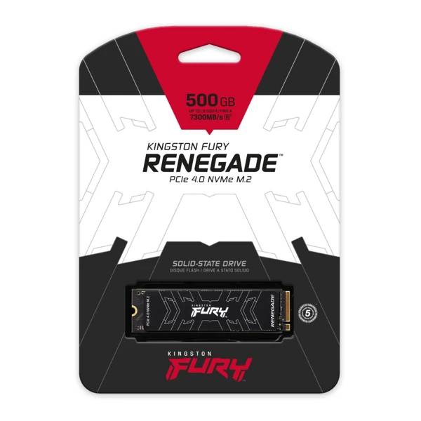 Kingston Fury Renegade 500GB PCIe 4.0 NVMe M.2 SSD SFYRS/500G — Mallar, Bakı