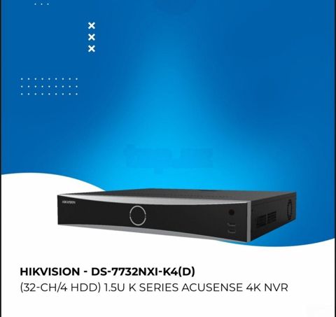 Hikvision - DS-7732NXI-K4(D) nvr 32 ch hıkvısıon DS-7732NXI-K4(D) nvr — Bakı