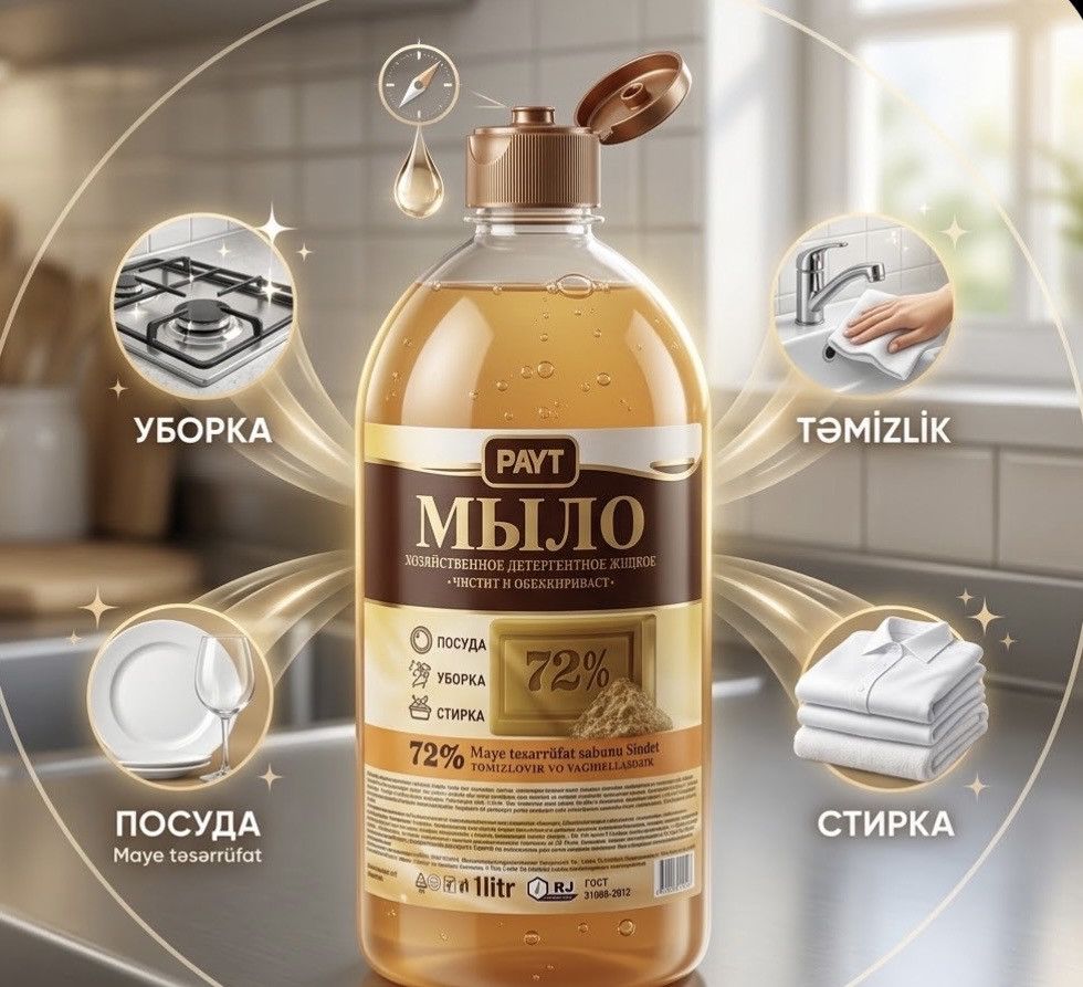 Paltarlar üçün maye sabun No brand, 1000 ml — Mallar, Bakı (2)