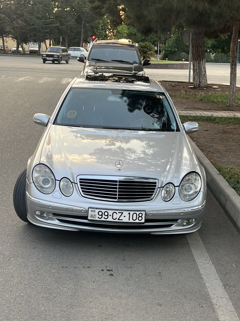 Mercedes E 320, 3.2 L, 2003 il, 244 000 km 99-CZ-108 — Avtomobillər, Şəmkir (3)
