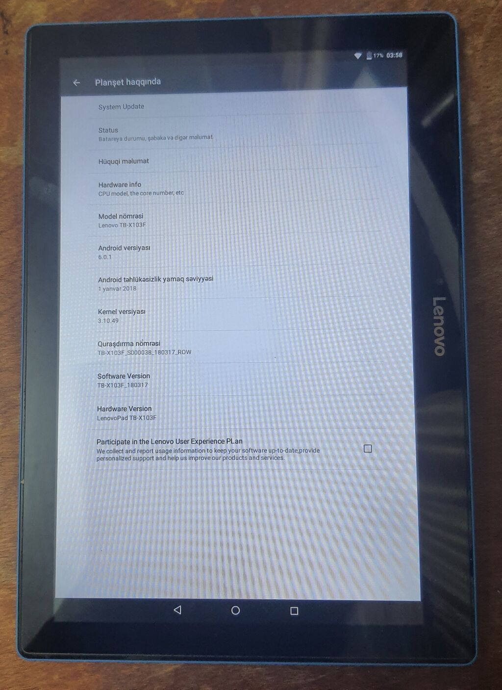 Lenovo Tab 10 (LenovoPad TB-X103F) planşet - Ekran: 10.1" IPS, geniş — Lenovo, Masazır (4)