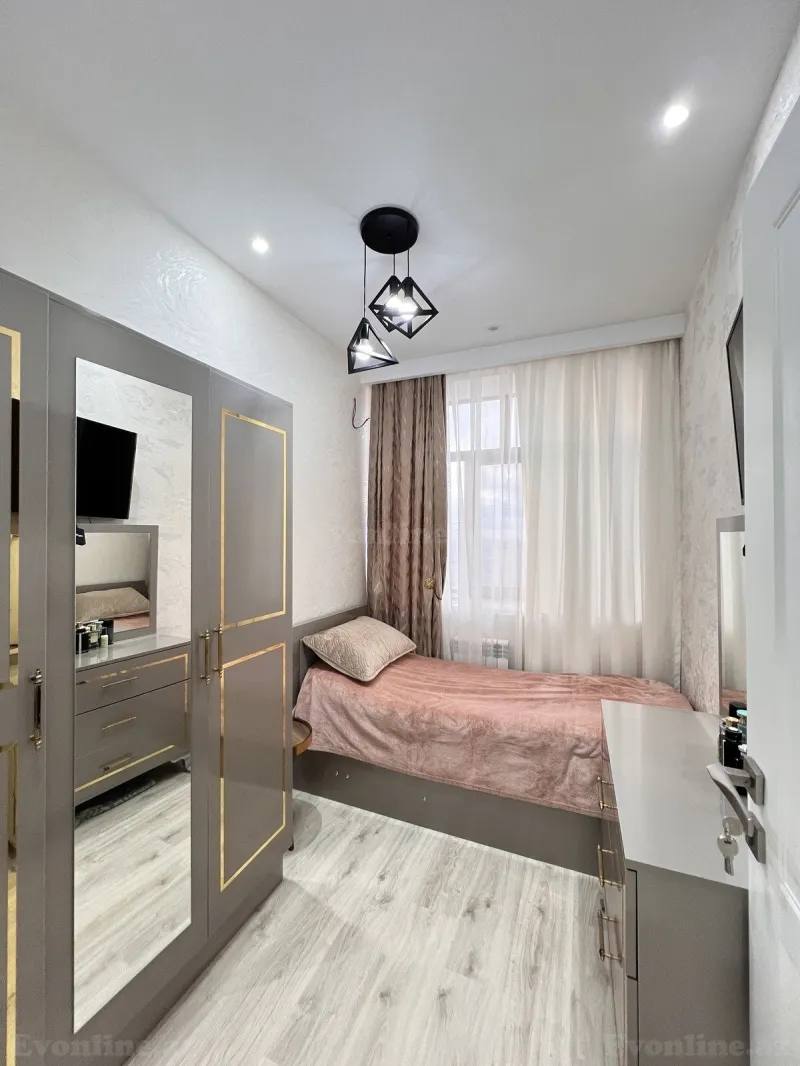 Satılır 3 otaqlı Mənzil Yeni tikili 86 m² Bakı, Xətai r., Əhmədli m — Mənzil, Bakı (8)