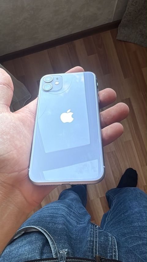 IPhone 11, 128 GB, Göy, Face ID — Bakı