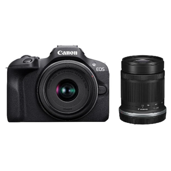 Canon EOS R100 Kit 18-45mm + 55-210mm IS STM 6052C036 — Fotoaparat, Bakı