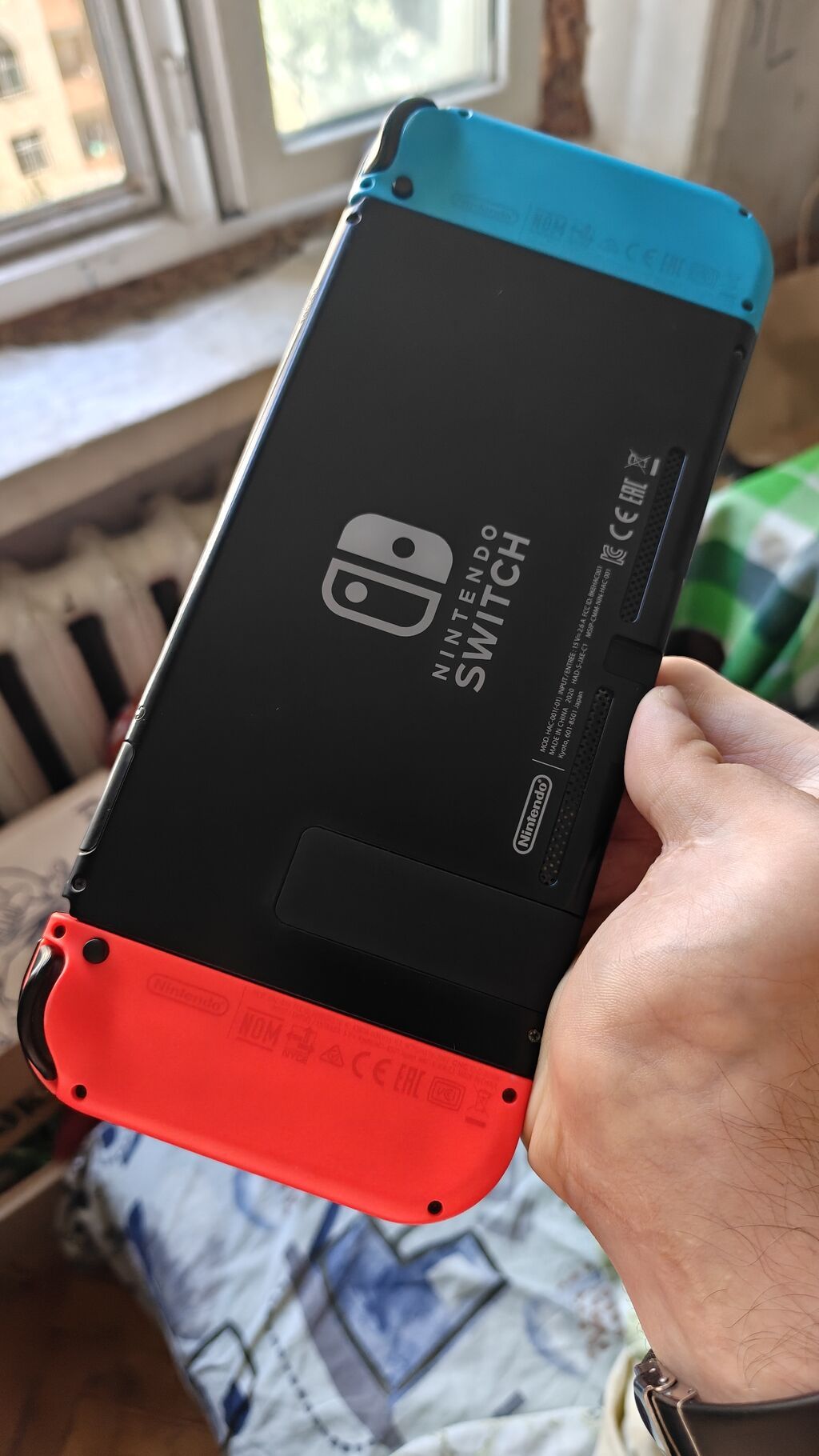 Nintendo Switch (Neon Blue/Neon Red) oyun konsolu bez prablem tezeden — Oyun konsolları, Bakı (2)