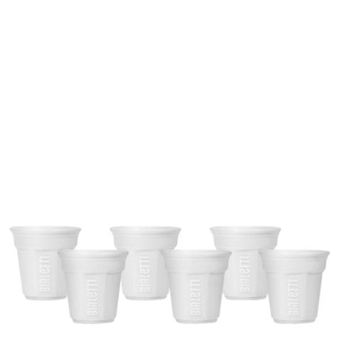 Espresso üçün stəkan dəsti Bialetti White 6x80 ml — Bakı